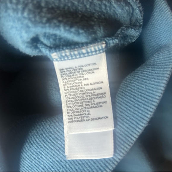 Northface sweatshirt blue medium - Picture 4 of 7